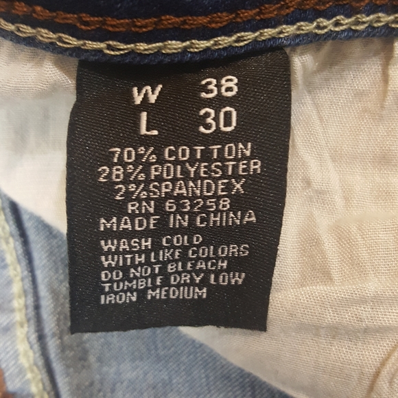 Native Jeans Slim Fit Low Level Waist Size 38x30 - Picture 7 of 8